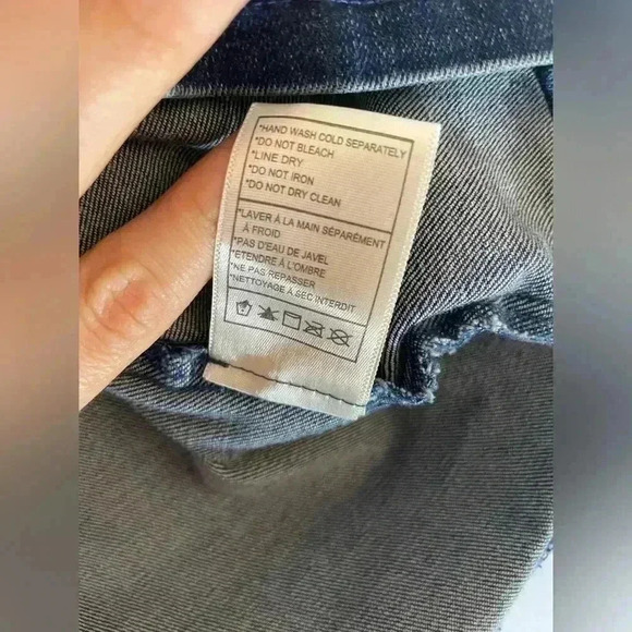 Betsey Johnson Blue Denim Mini Dress Womens Size 8 - Picture 6 of 12